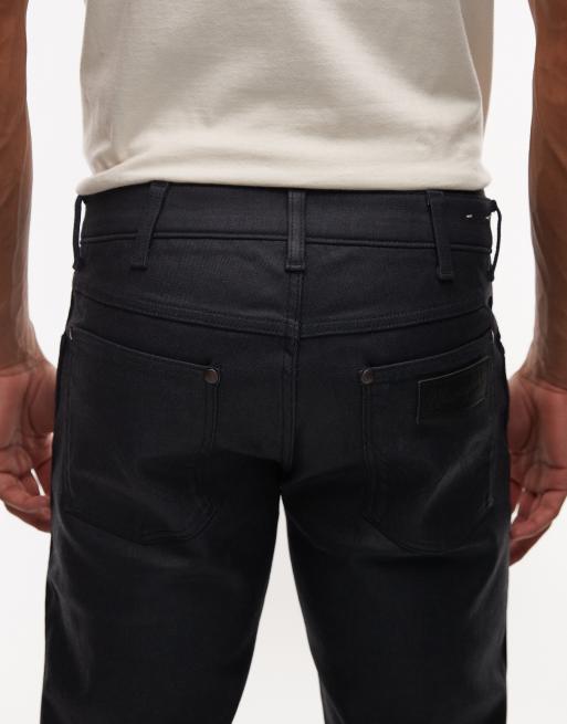 Wrangler – Greensboro – Ciemnoniebieskie jeansy o prostym kroju, 4 z 5