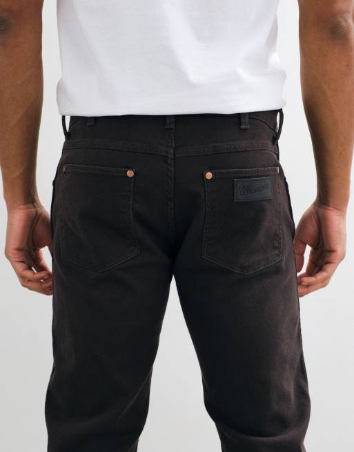 Wrangler - Greensboro - Jeans dritti marroni, 5 di 5