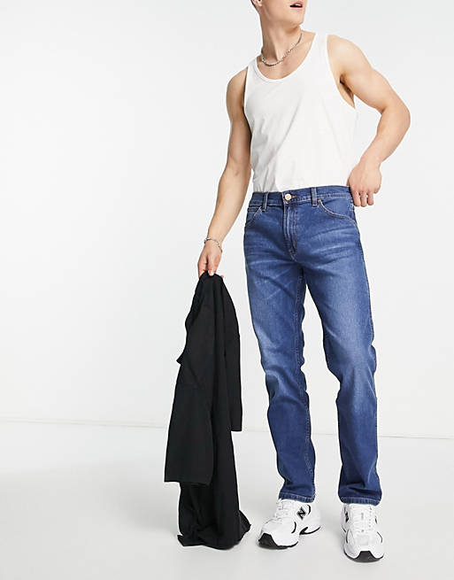 Wrangler - Greensboro - Jeans met rechte pijpen in blauw