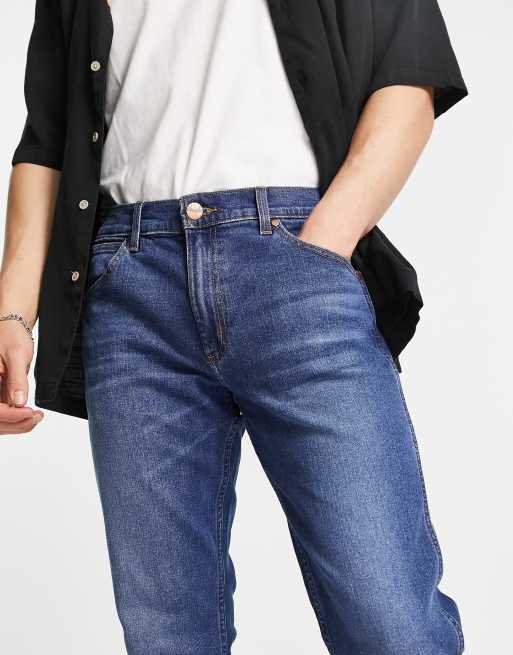 Wrangler - Greensboro - Jeans met rechte pijpen in blauw, 4 van 4