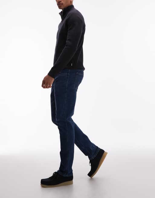 Wrangler – Greensboro – Niebieskie jeansy o prostym kroju, 3 z 5