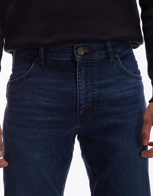 Wrangler – Greensboro – Niebieskie jeansy o prostym kroju, 4 z 5
