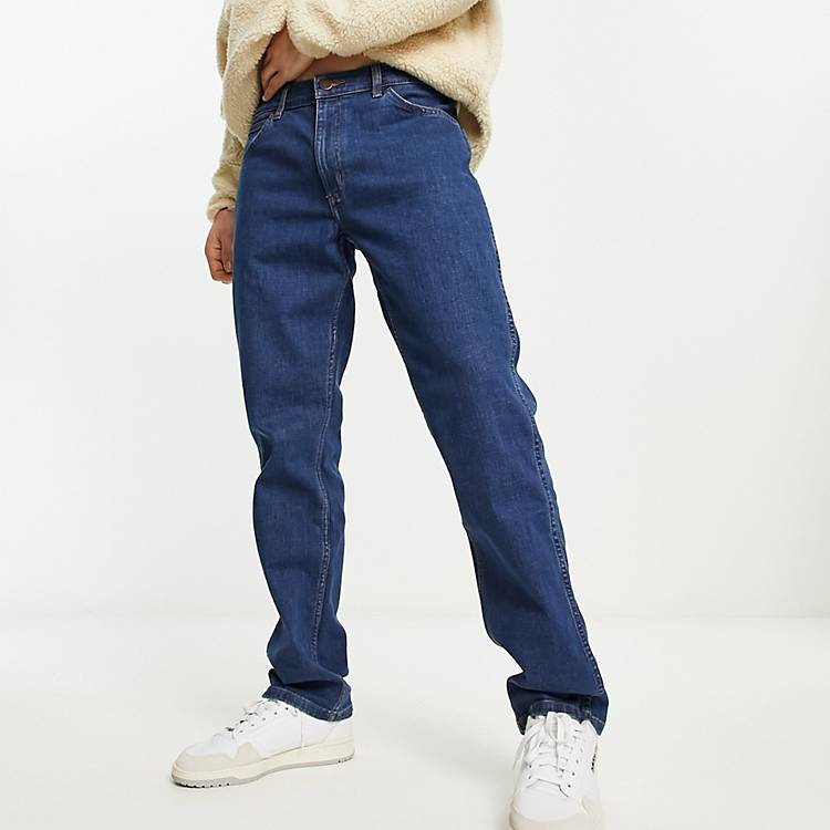 Wrangler Greensboro regular fit jeans in mid blue | ASOS