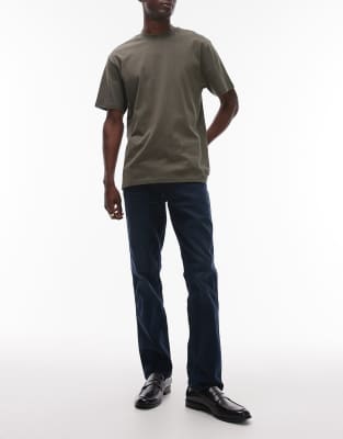 Wrangler Greensboro straight fit jeans in dark indigo - view 1