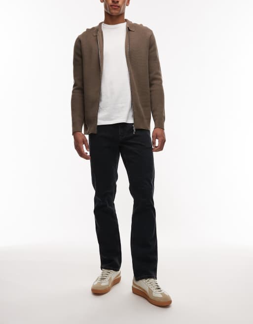 Wrangler Greensboro straight jeans in vintage dark blue