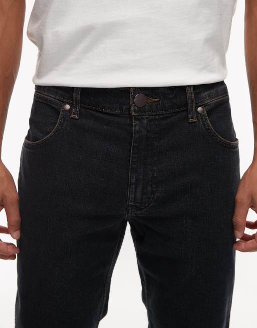 Wrangler Greensboro straight jeans in vintage dark blue, 4 of 5