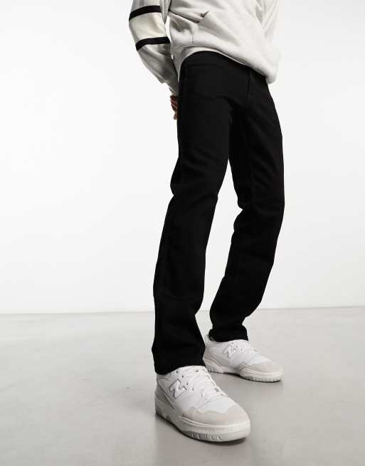Wrangler Greensboro straight leg jeans in black