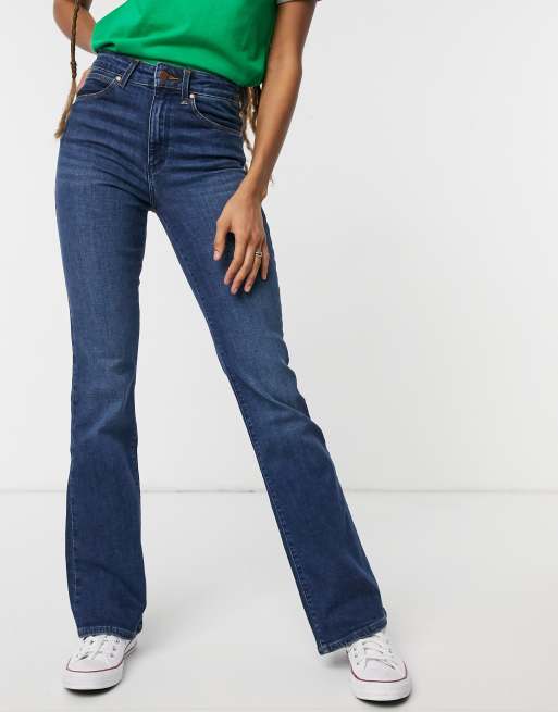 Pantalon best sale vaquero flare