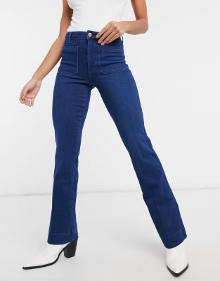 wrangler high waisted flare jeans