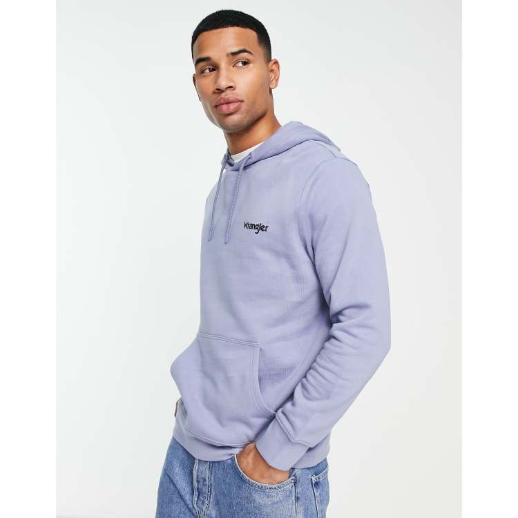 Wrangler hoodie in blue | ASOS