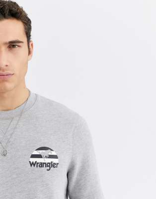 wrangler crew neck sweatshirt