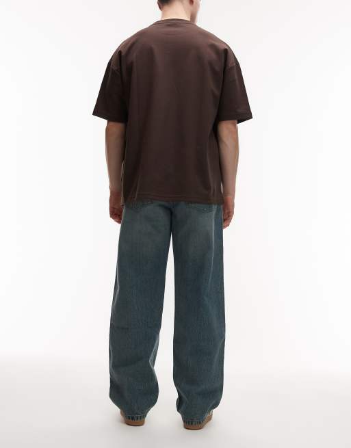 Wrangler – Jasnoniebieskie sprane jeansy o prostym luźnym kroju, 3 z 5