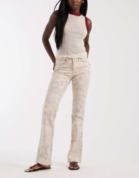 Wrangler - Jeans bootcut con stampa floreale - view 1