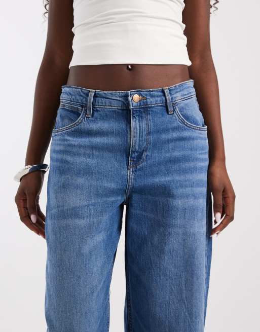 Wrangler jeans denim ultra bombati lavaggio medio, 4 di 5