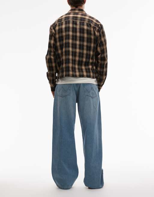 Wrangler - Jeans i lys vask i poset pasform, 3 af 5