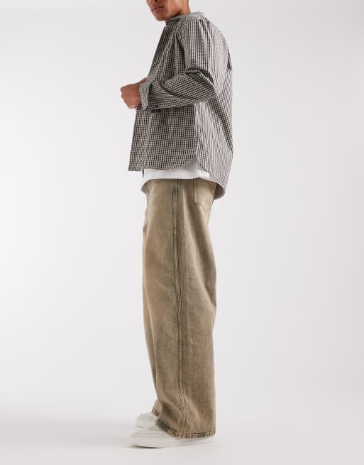 Wrangler - Jeans i stenvask i poset pasform, 3 af 5