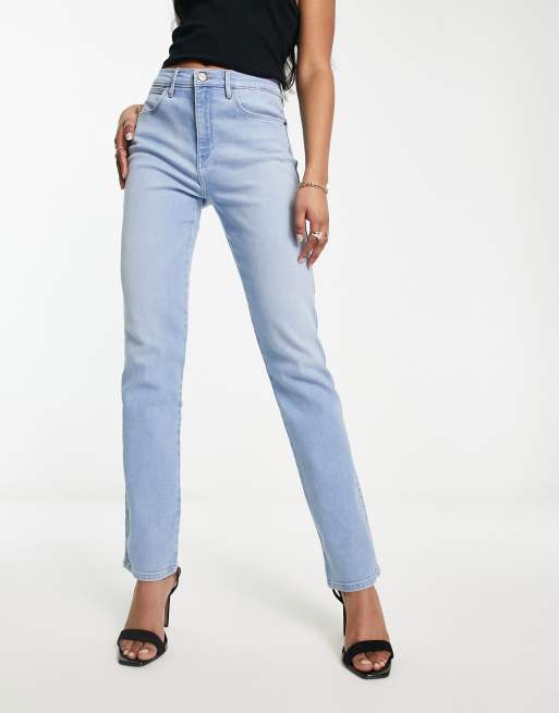 Wrangler - Jeans slim lavaggio blu chiaro