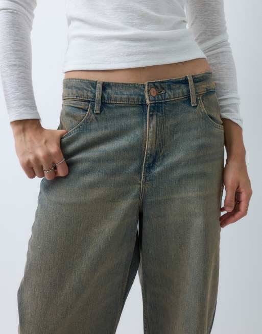 Wrangler jeansy barrel ultra w spranym niebieskim, 4 z 5