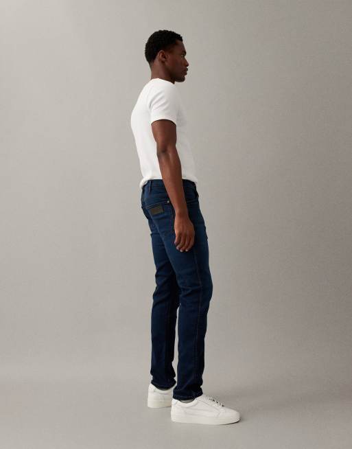Wrangler – Larston – Mellanblå, avsmalnande jeans med smal passform, 2 av 7