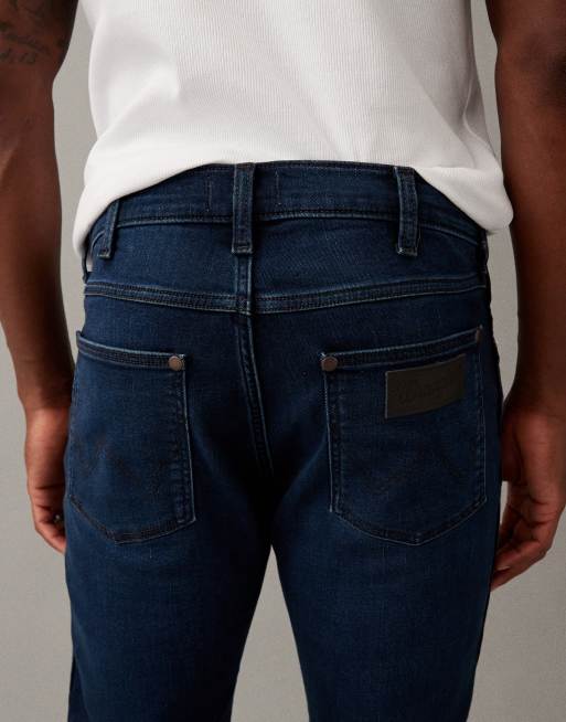 Wrangler – Larston – Mellanblå, avsmalnande jeans med smal passform, 4 av 7
