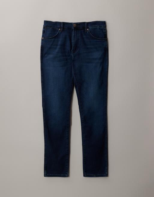 Wrangler – Larston – Mellanblå, avsmalnande jeans med smal passform, 5 av 7
