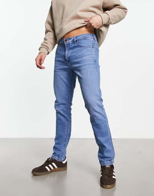 Wrangler Larston slim jeans in light blue ASOS