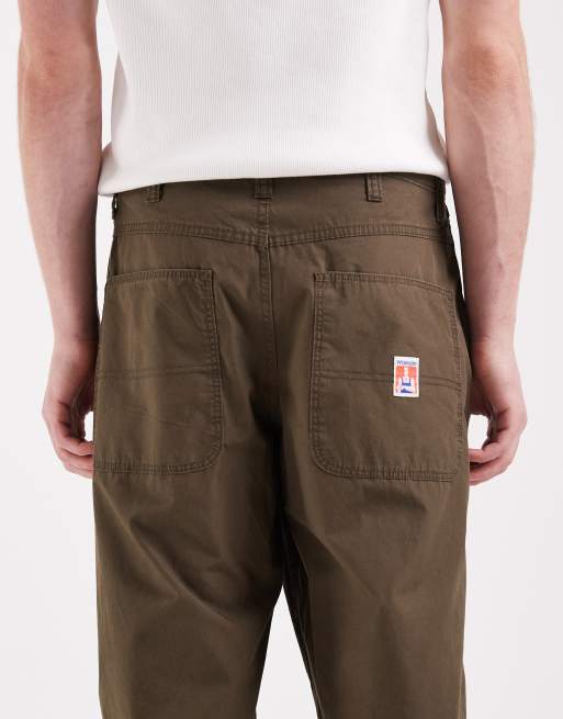 Wrangler - Lichtgewicht utility short van katoen in kaki, 5 van 5