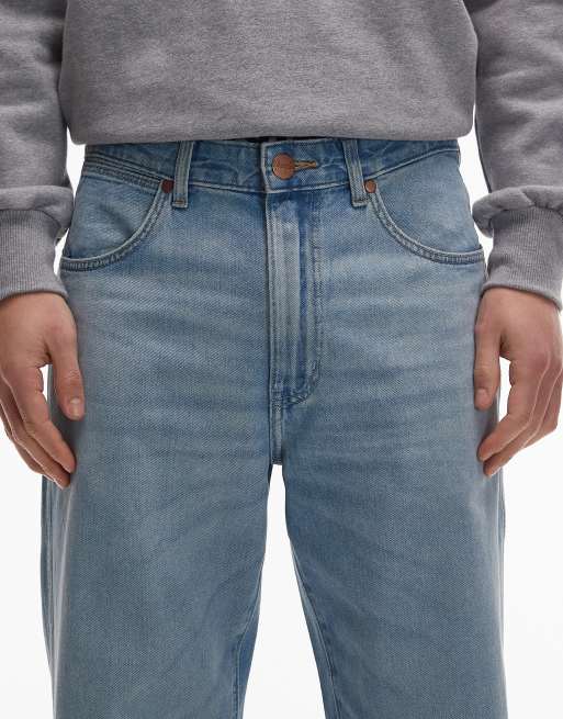 Wrangler – Lockere, gerade geschnittene Mom-Jeans in heller Waschung, 4 von 5