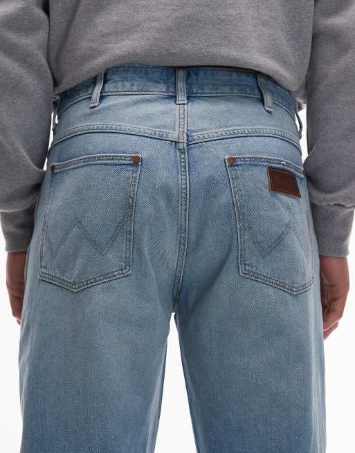 Wrangler – Lockere, gerade geschnittene Mom-Jeans in heller Waschung, 5 von 5