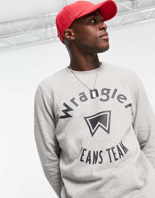 Wrangler logo crew neck sweatshirt