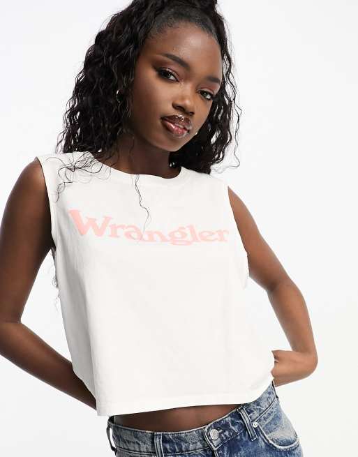 Wrangler best sale crop tee