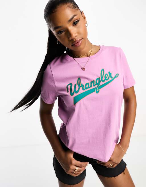 Pink wrangler hot sale shirt