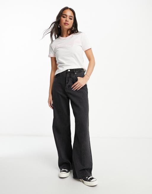 Wrangler logo tee in white, 4 of 4
