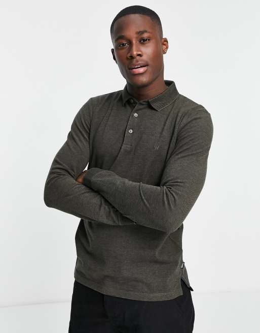 Wrangler long sleeve polo shirt