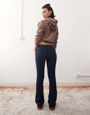 Wrangler Low Rise Bootcut Jeans In Blue