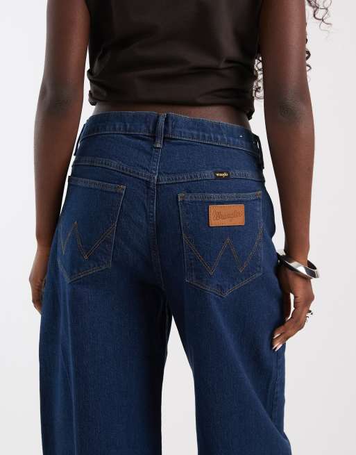 Wrangler lr ultra barrel w ciemnoniebieskim denimie, 5 z 5