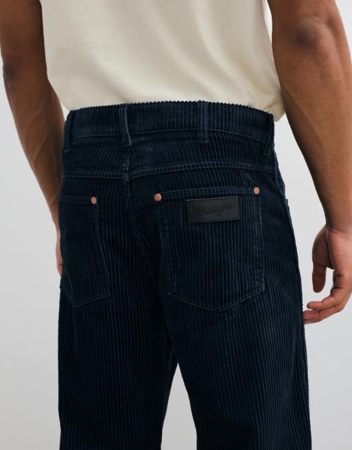 Wrangler løstsiddende jeans med lige ben i mørk indigovask, 3 af 5