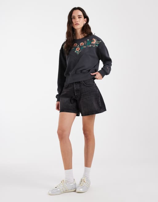 Wrangler - Maglione ricamato nero, 2 di 4