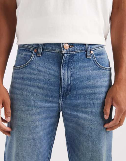 Wrangler - Mellemvaskede løstsiddende bootcut-jeans, 5 af 5