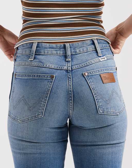Wrangler Montana flared jeans in mid wash, 5 of 5