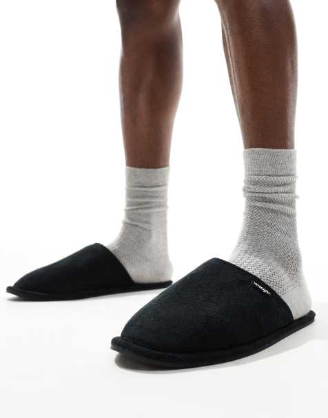 Wrangler Mule slipper sahara in black - view 1