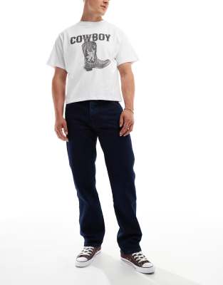 Wrangler – Original – Mörktvättade, raka jeans i cowboystil - view 1