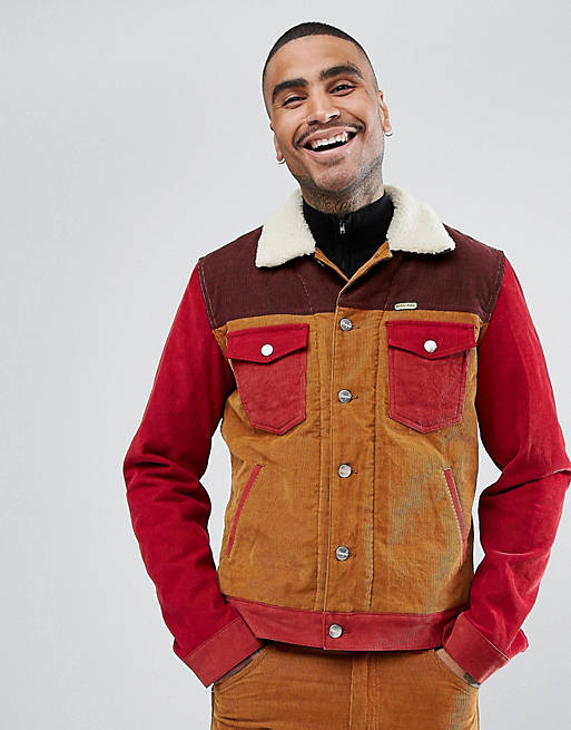 Wrangler Mens Mens Peter Max Western Indigo Mix Jacket Jackets & Coats