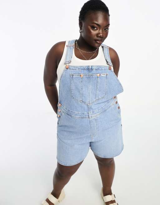 Jean cheap overalls shorts