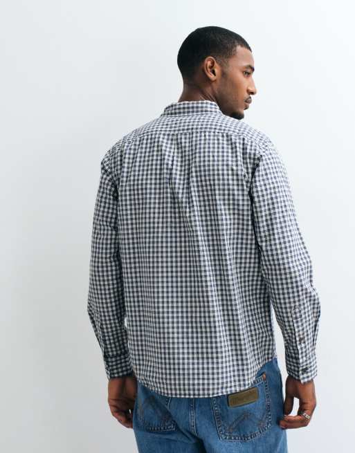 Wrangler pocket shirt in blue and white, 4 of 5