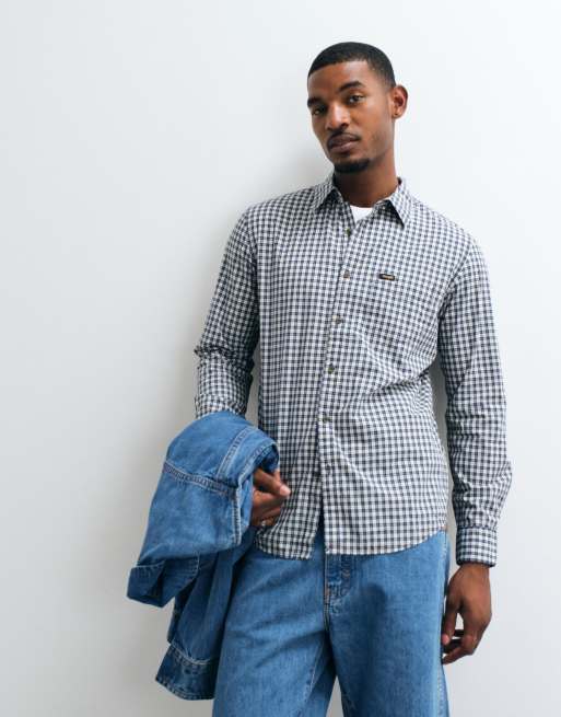 Wrangler pocket shirt in blue and white, 5 of 5