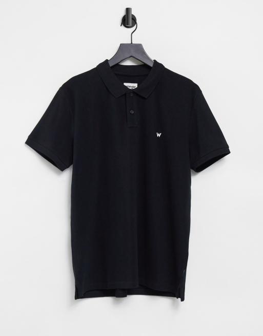 Wrangler - Polo met korte mouwen in zwart