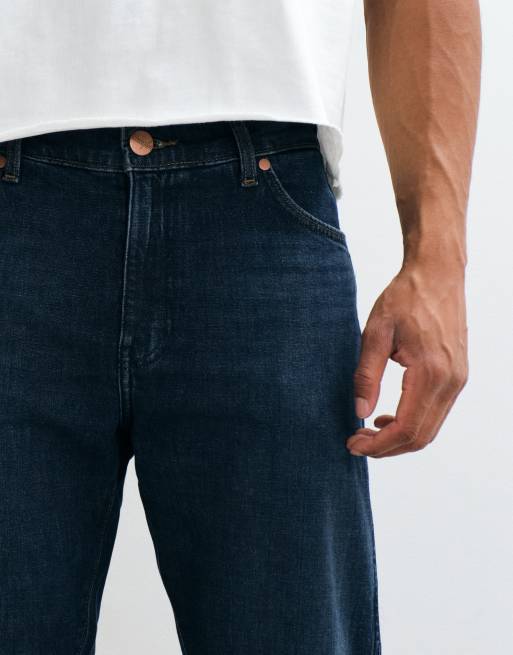 Wrangler - Redford - Jeans regular fit affusolati blu scuro, 4 di 5