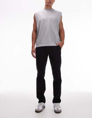 Wrangler Wrangler regular fit chino trousers in black