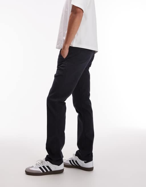 Wrangler regular fit chino trousers in navy, 2 of 5